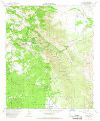 Julian California Historical topographic map, 1:24000 scale, 7.5 X 7.5 Minute, Year 1960