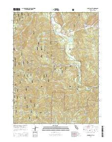 Junction City California Current topographic map, 1:24000 scale, 7.5 X 7.5 Minute, Year 2015