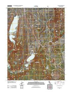 June Lake California Historical topographic map, 1:24000 scale, 7.5 X 7.5 Minute, Year 2012