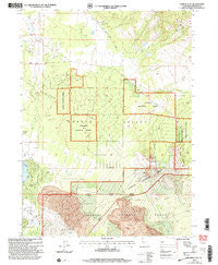 Juniper Flat California Historical topographic map, 1:24000 scale, 7.5 X 7.5 Minute, Year 2001