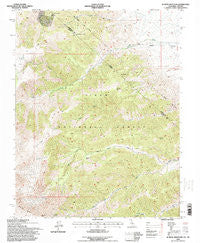Juniper Mountain California Historical topographic map, 1:24000 scale, 7.5 X 7.5 Minute, Year 1994