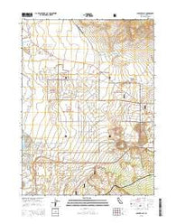 Juniper Flat California Current topographic map, 1:24000 scale, 7.5 X 7.5 Minute, Year 2015