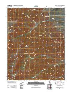 Juniper Mountain California Historical topographic map, 1:24000 scale, 7.5 X 7.5 Minute, Year 2012