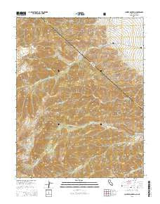 Juniper Mountain California Current topographic map, 1:24000 scale, 7.5 X 7.5 Minute, Year 2015