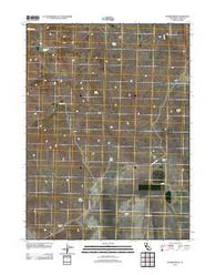 Juniper Ridge California Historical topographic map, 1:24000 scale, 7.5 X 7.5 Minute, Year 2012