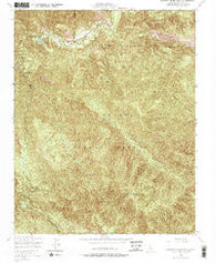 Junipero Serra Peak California Historical topographic map, 1:24000 scale, 7.5 X 7.5 Minute, Year 1949