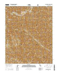 Junipero Serra Peak California Current topographic map, 1:24000 scale, 7.5 X 7.5 Minute, Year 2015