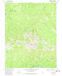 Kaiser Peak California Historical topographic map, 1:24000 scale, 7.5 X 7.5 Minute, Year 1982