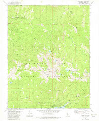 Kaiser Peak California Historical topographic map, 1:24000 scale, 7.5 X 7.5 Minute, Year 1982