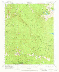 Kaiser Peak California Historical topographic map, 1:62500 scale, 15 X 15 Minute, Year 1953