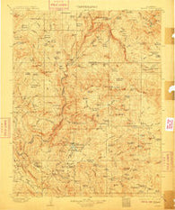 Kaiser California Historical topographic map, 1:125000 scale, 30 X 30 Minute, Year 1904