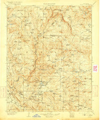 Kaiser California Historical topographic map, 1:125000 scale, 30 X 30 Minute, Year 1904