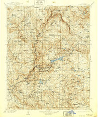 Kaiser California Historical topographic map, 1:125000 scale, 30 X 30 Minute, Year 1904