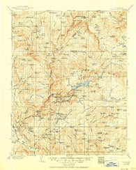 Kaiser California Historical topographic map, 1:125000 scale, 30 X 30 Minute, Year 1904