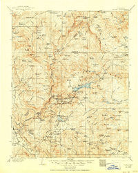 Kaiser California Historical topographic map, 1:125000 scale, 30 X 30 Minute, Year 1904