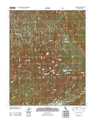 Kaiser Peak California Historical topographic map, 1:24000 scale, 7.5 X 7.5 Minute, Year 2012