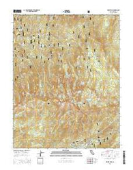 Kaiser Peak California Current topographic map, 1:24000 scale, 7.5 X 7.5 Minute, Year 2015