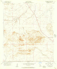 Kane Spring NW California Historical topographic map, 1:24000 scale, 7.5 X 7.5 Minute, Year 1956