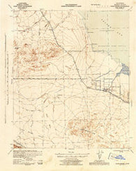 Kane Spring California Historical topographic map, 1:62500 scale, 15 X 15 Minute, Year 1944