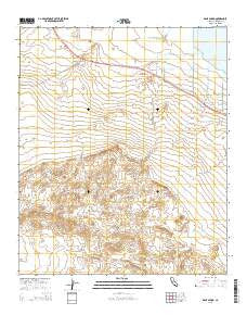 Kane Spring California Current topographic map, 1:24000 scale, 7.5 X 7.5 Minute, Year 2015