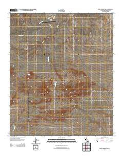 Kane Spring NW California Historical topographic map, 1:24000 scale, 7.5 X 7.5 Minute, Year 2012
