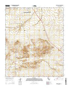 Kane Spring NW California Current topographic map, 1:24000 scale, 7.5 X 7.5 Minute, Year 2015