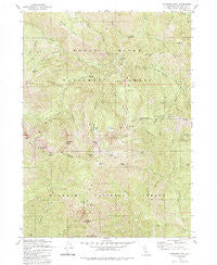 Kangaroo Mtn. California Historical topographic map, 1:24000 scale, 7.5 X 7.5 Minute, Year 1980