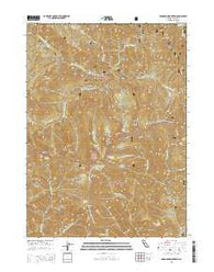 Kangaroo Mountain California Current topographic map, 1:24000 scale, 7.5 X 7.5 Minute, Year 2015