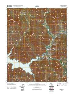 Kaweah California Historical topographic map, 1:24000 scale, 7.5 X 7.5 Minute, Year 2012
