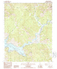 Kaweah California Historical topographic map, 1:24000 scale, 7.5 X 7.5 Minute, Year 1986