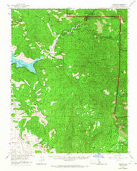 Kaweah California Historical topographic map, 1:62500 scale, 15 X 15 Minute, Year 1957