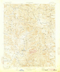 Kaweah California Historical topographic map, 1:125000 scale, 30 X 30 Minute, Year 1904