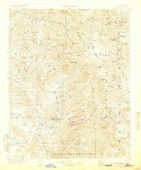 Kaweah California Historical topographic map, 1:125000 scale, 30 X 30 Minute, Year 1904