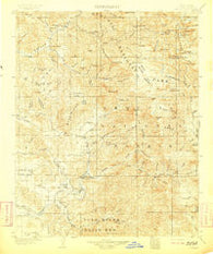 Kaweah California Historical topographic map, 1:125000 scale, 30 X 30 Minute, Year 1909