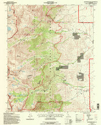 Kearsarge Peak California Historical topographic map, 1:24000 scale, 7.5 X 7.5 Minute, Year 1994