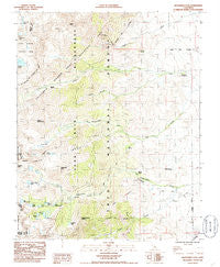 Kearsarge Peak California Historical topographic map, 1:24000 scale, 7.5 X 7.5 Minute, Year 1985