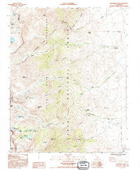 Kearsarge Peak California Historical topographic map, 1:24000 scale, 7.5 X 7.5 Minute, Year 1992