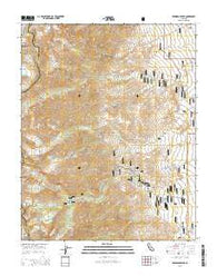 Kearsarge Peak California Current topographic map, 1:24000 scale, 7.5 X 7.5 Minute, Year 2015