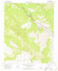 Keene California Historical topographic map, 1:24000 scale, 7.5 X 7.5 Minute, Year 1966