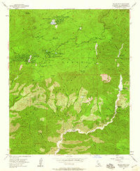 Keller Peak California Historical topographic map, 1:24000 scale, 7.5 X 7.5 Minute, Year 1953