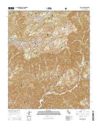 Keller Peak California Current topographic map, 1:24000 scale, 7.5 X 7.5 Minute, Year 2015