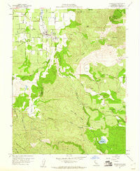 Kelseyville California Historical topographic map, 1:24000 scale, 7.5 X 7.5 Minute, Year 1959