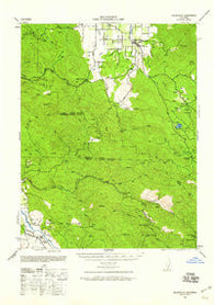 Kelseyville California Historical topographic map, 1:62500 scale, 15 X 15 Minute, Year 1943