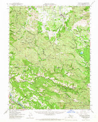 Kelseyville California Historical topographic map, 1:62500 scale, 15 X 15 Minute, Year 1959