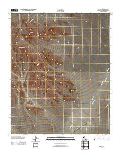Kelso California Historical topographic map, 1:24000 scale, 7.5 X 7.5 Minute, Year 2012