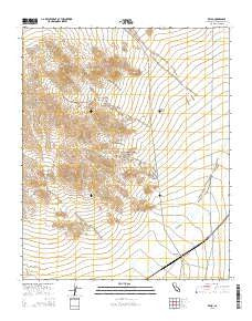 Kelso California Current topographic map, 1:24000 scale, 7.5 X 7.5 Minute, Year 2015