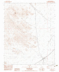 Kelso California Historical topographic map, 1:24000 scale, 7.5 X 7.5 Minute, Year 1983