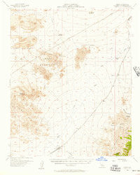 Kelso California Historical topographic map, 1:62500 scale, 15 X 15 Minute, Year 1955