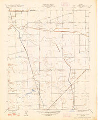 Kentucky Well California Historical topographic map, 1:24000 scale, 7.5 X 7.5 Minute, Year 1948