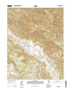 Kenwood California Current topographic map, 1:24000 scale, 7.5 X 7.5 Minute, Year 2015